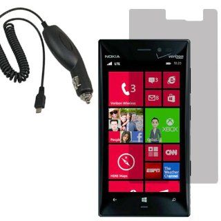 BW LCD Screen Film Guard Screen Protector for Verizon Nokia Lumia 928 + Car Charger Clear: Cell Phones & Accessories