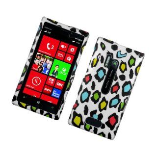 Eagle Cell PINK928R2D168 Stylish Hard Snap On Protective Case for Nokia Lumia 928   Retail Packaging   Rainbow Leopard: Cell Phones & Accessories