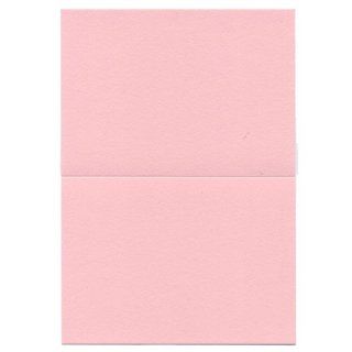 3 1/2 x 4 7/8 (fits inside a 4 Bar envelope) Baby Pink Base Blank Foldover Cards  500 per pack : Paper Stationery : Office Products