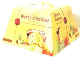 Bruno's PANETTONE Traditional ITALIAN Golden Dome Fruit Cake Net Wt 908 g (2 Lb) : Madi Panettone : Grocery & Gourmet Food