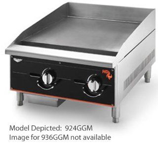 Vollrath 936GGM Stainless Cayenne Series Steel Heavy Duty Flat Top Griddle, 36 Inch: Kitchen & Dining