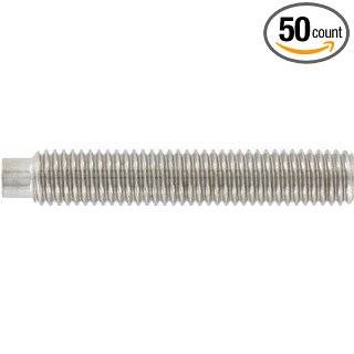 (50pcs) Metric DIN 915 M8X20 Dog Point Socket Set Screw Stainless Steel A2 Ships Free in USA:  Industrial & Scientific