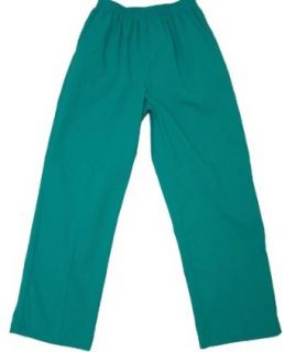 Alfred Dunner Thats Genius Elastic Waist Pants Teal 10 M at  Womens Clothing store