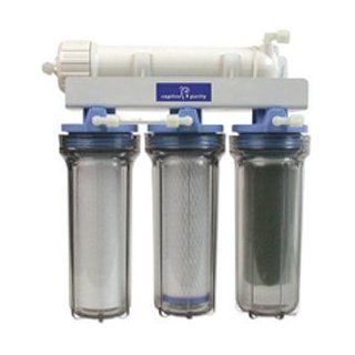 Captive Purity 75 GPD Deluxe RO/DI Filter System Clear Canisters : Aquarium Filters : Pet Supplies