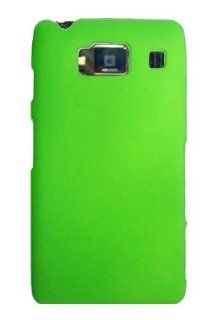 HHI Rubberized Shield Hard Case for Motorola XT926 Droid RAZR HD   Green (Package include a HandHelditems Sketch Stylus Pen) Cell Phones & Accessories