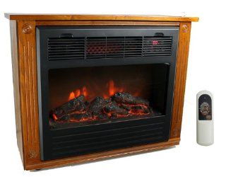 NEW LifeSmart LS FP1500 1500 Watt Infrared Quartz Electric Fireplace Heater    