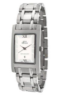 gino franco Men's 926WT Stainless Steel Bracelet Watch: Watches