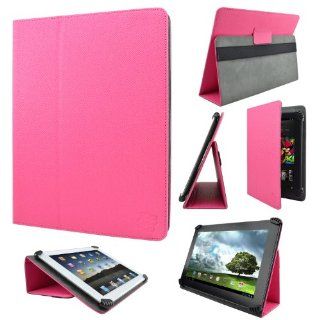 Kozmicc Universal Tablet Case Cover 8.9" 9.7" 10" 10.1" Inch (Pink) [Adjustable Stand Folio] for Android, D2 Pad 912 927, Apple iPad, asus transformer pad, galaxy tab, nokia, sony, google nexus and other tablets: Computers & Accesso