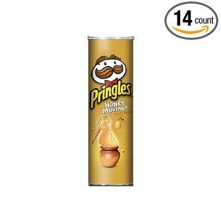 Pringles Honey Mustard Potato Crisps 5.96 oz (Pack of 14): Industrial & Scientific