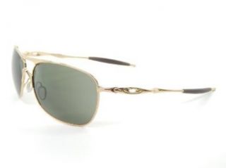 Oakley Crosshair 4060 01 Polished Gold/Dark Grey Sunglasses: Sports & Outdoors