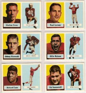 Chicago Cardinals 1957 Topps Archives Reprint Football Team Set (Ollie Matson) (Pat Summerall Rookie) (Dick Lane) : Sports Related Trading Cards : Sports & Outdoors
