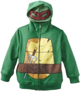 Nickelodeon Boys 2 7 Ninja Turtles Character Hoodie, Green, 6 Clothing