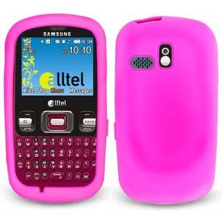 Soft Skin Case Fits Samsung R350 R351 Freeform Hot Pink Skin MetroPCS (does not fit Samsung R360 Freeform II) Cell Phones & Accessories
