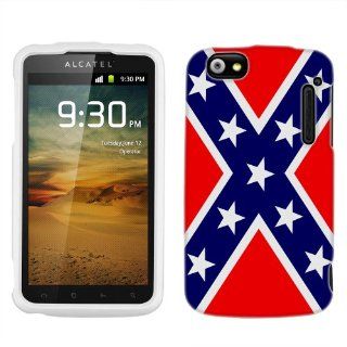 Alcatel One Touch 960c Rebel Flag Phone Case Cover Cell Phones & Accessories