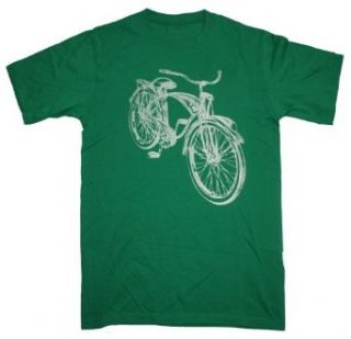 Happy Family Vintage Cruiser Bike Mens T Shirt (Small, Black): Novelty T Shirts: Clothing