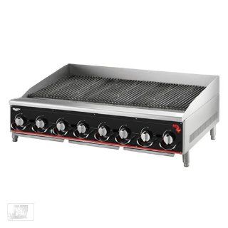 Vollrath 948CG Stainless Steel Heavy Duty Radiant/Lava Rock Charbroilers, 48 Inch: Kitchen & Dining