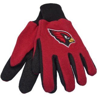 Arizona Cardinals   Mens Arizona Cardinals   Logo Utility Gloves Red: Sports & Outdoors