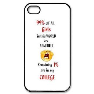 Customize Funny Sayings Iphone 4/4S Case Hard Case Custom Case for Apple IPhone 4/4S: Cell Phones & Accessories
