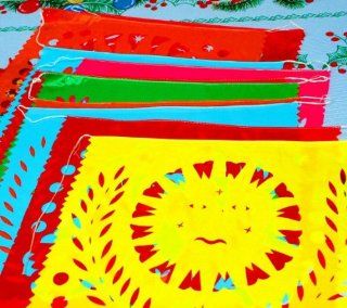 Mexican Papel Picado Banner, Mexican Party Decoration, Fiesta Banners: Health & Personal Care