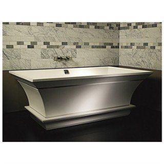 MTI Intarcia Freestanding Bathtub w/ Inverted Pedestal (67 Inch x 40 Inch x 24 Inch)    