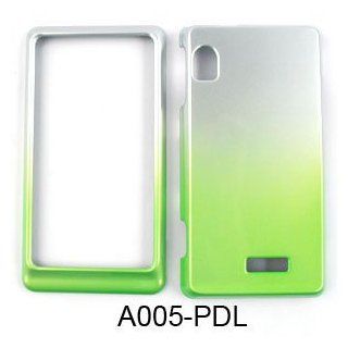 Motorola Droid 2 A955 Two Tones, White and Green Hard Case/Cover/Faceplate/Snap On/Housing/Protector: Cell Phones & Accessories