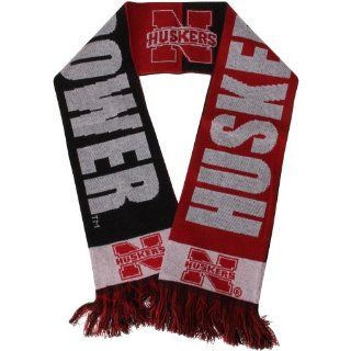 Nebraska Cornhuskers Youth Slogan Scarf : Sports Fan Apparel : Sports & Outdoors