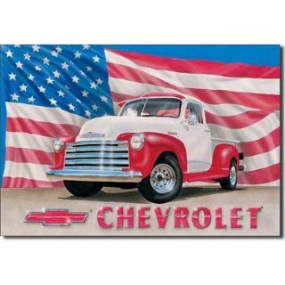 (11x16) Chevrolet Chevy 1951 Pickup Truck Retro Vintage Tin Sign, 16x13   Decorative Signs