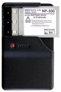 Minolta Konica BC 500U Li ion Battery Charger for Dimage G500 : Digital Camera Battery Chargers : Camera & Photo