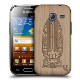 Head Case Designs Surfboard Tiki Wood Carvings Hard Back Case Cover For Samsung Galaxy Ace 2 I8160 Cell Phones & Accessories