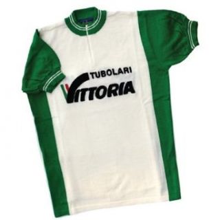 Vittoria Men's Short Sleeve Wool Cycling Jersey (XXL): Clothing