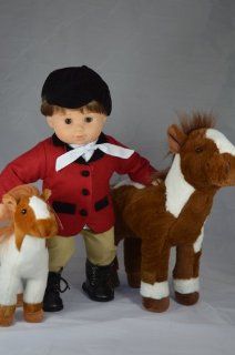 BROWN PONY FOR AMERICAN GIRL DOLLS BITTY TWINS BITTY BABY: Toys & Games