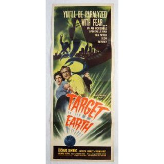 Target Earth 1954 Sci Fi Film Classic Movie Poster: Richard Denning; Kathleen Crowley; Virginia Grey; Richard Reeves; Robert Roark: Books