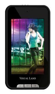 Visual Land ME 975L 8GB BLK V Touch Pro 8 GB 3 Inch Touchscreen MP3 Player with Camera (Black) : MP3 Players & Accessories