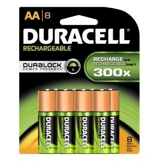 Duracell DC1500B8N005 Rechargeable NiMH Battery Pack, AA Size, 1.2V, 1700 mAh Capacity (Case of 24 Cards, 8 Unit per Card): Industrial & Scientific