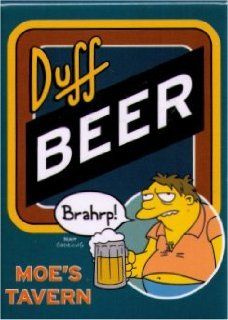 Simpsons Duff Beer Moe s Tavern Barney Magnet SM983   Refrigerator Magnets