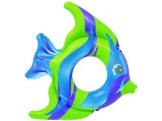 Intex Tropical Fish Inflatable Swim Ring (Blue, Green and Purple): Toys & Games