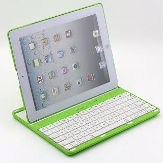 eTopTrade Green 360 Degrees Rotating Detachable Bluetooth Keyboard Case Cover for iPad 2 2nd 3 3rd 4 4th Gen Generation: Computers & Accessories