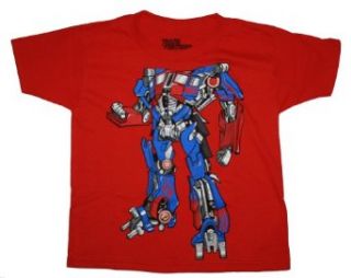 Transformers Optimus Prime Character T shirt for Boys (10/12): Fashion T Shirts: Clothing