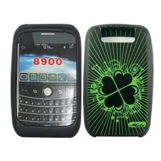 Blackberry Curve/Javelin 8900 LEAF CLOVER Irish Silicone/Gel/Soft/Cover/Case: Cell Phones & Accessories