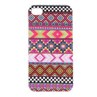 Purple Stripe Pattern Protective Hard Case for iPhone 4/4S : Cell Phone Carrying Cases : Sports & Outdoors