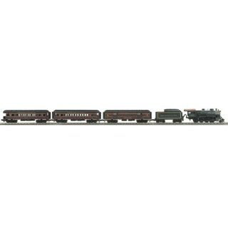 MTH Electric Trains RailKing Steam 2 8 0 RTR Passenger Set O PRR: Toys 