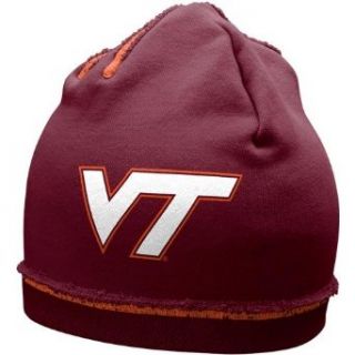 Nike Virginia Tech Hokies Maroon Jersey Knit Beanie: Clothing