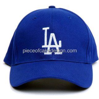 6" Round ~ MLB Los Angeles Dodgers Baseball Hat Birthday ~ Edible Image Cake/Cupcake Topper!!! : Dessert Decorating Cake Toppers : Grocery & Gourmet Food