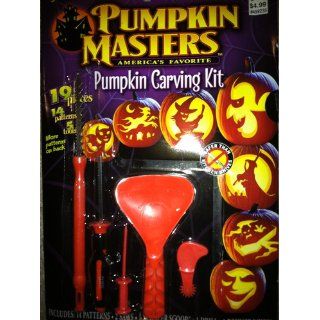 Pumpkin Masters Classic Carving Pumpkin Carving Kit, 19 Pieces (Patterns may vary): Kitchen & Dining