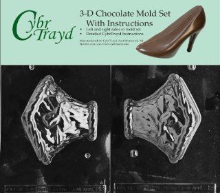 Cybrtrayd E213AB Chocolate Candy Mold, Includes 3D Chocolate Molds Instructions and 2 Mold Kit, Basket with Bow: Candy Making Molds: Kitchen & Dining