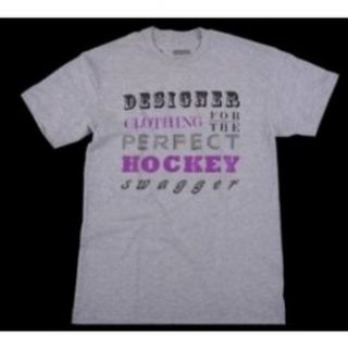 Sauce Hockey Men's Magnet Designer T Shirt   Gray NHL Ice Hockey F11SS1016 at  Mens Clothing store: