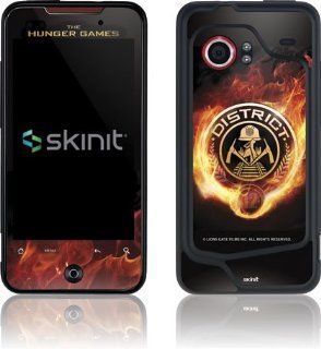 The Hunger Games   The Hunger Games  District 12 Logo on Fire   HTC Droid Incredible   Skinit Skin: Cell Phones & Accessories