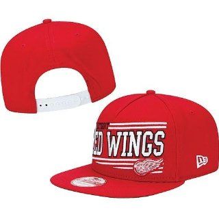 Detroit Red Wings caps : New Era Detroit Red Wings Angular A Frame Snapback Adjustable Hat : Sports Fan Baseball Caps : Sports & Outdoors