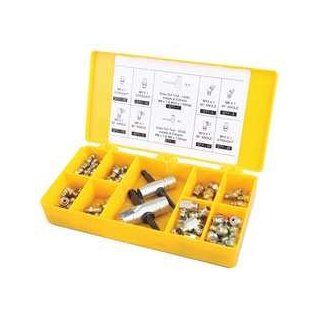 Westward 5NUF3 Grease Fitting and Install Kit, Metric Hardware Nut And Bolt Sets