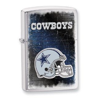 Zippo Dallas Cowboys High Polish Chrome Lighter: Jewelry